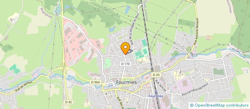 localisation de l'entreprise MADAME INES RENEE ANDREE PILET  FOURMIES