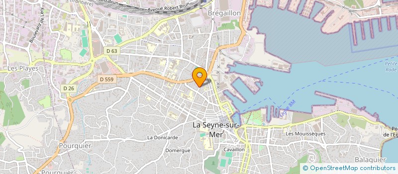 localisation de l'entreprise MADAME INES RGUIGUE à LA SEYNE-SUR-MER