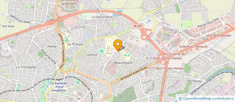 localisation de l'entreprise MADAME INES RIBEIRO  LA ROCHELLE