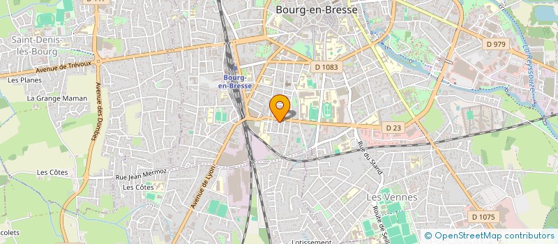 localisation de l'entreprise MADAME INES RIGOLLET  BOURG-EN-BRESSE