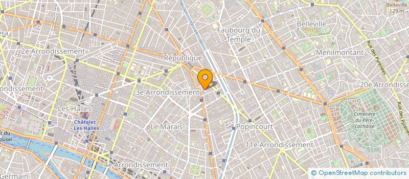 localisation de l'entreprise MADAME INES ROBIN  PARIS