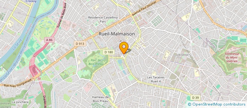 localisation de l'entreprise MADAME INES ROBIN-PREVALLEE à RUEIL-MALMAISON