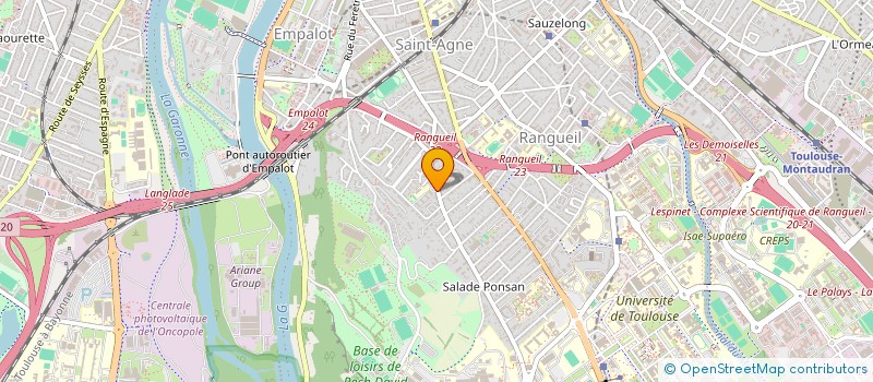 localisation de l'entreprise MADAME INES RODRIGUEZ  TOULOUSE