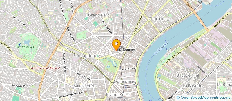 localisation de l'entreprise MADAME INES ROLLAND DE CHAMBAUDOIN D ERCEVILLE  BORDEAUX