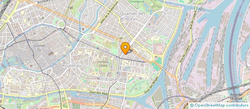 localisation de l'entreprise MADAME INES ROSCHER à STRASBOURG