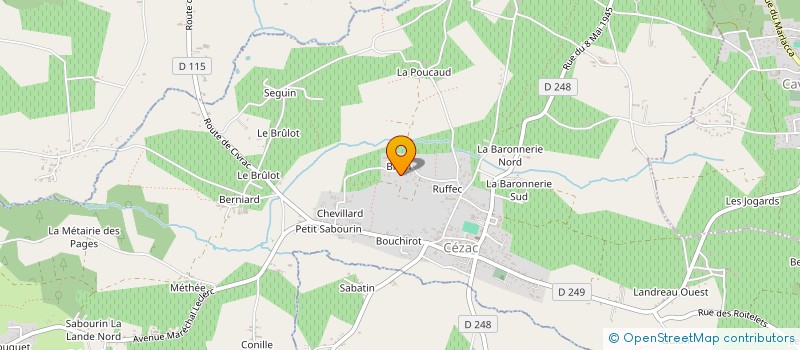 localisation de l'entreprise MADAME INES SAGUIA  CEZAC