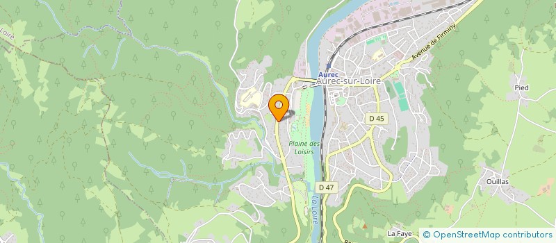localisation de l'entreprise MADAME INES SAHTOUT à AUREC-SUR-LOIRE