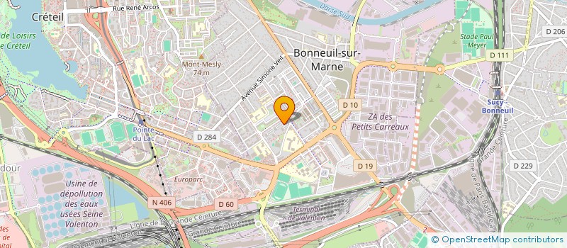 localisation de l'entreprise MADAME INES SAMBA-NZOUMBA  BONNEUIL-SUR-MARNE