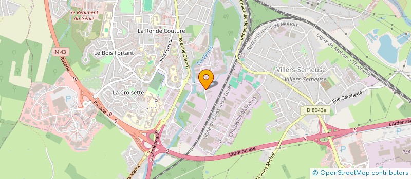 localisation de l'entreprise MADAME INES SAMET à CHARLEVILLE-MEZIERES