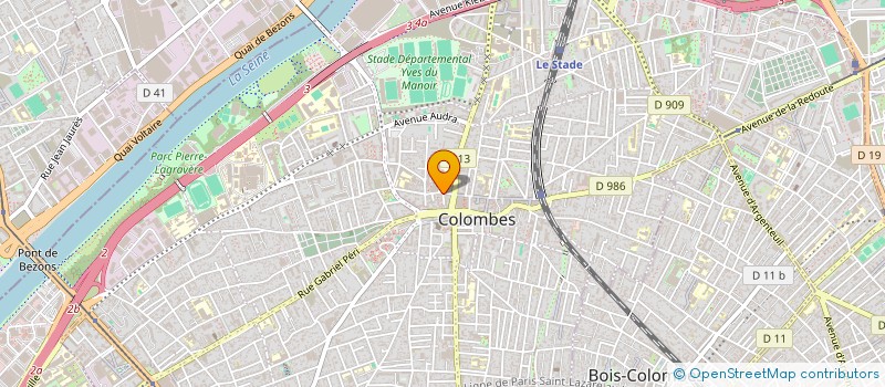 localisation de l'entreprise MADAME INES SANCHEZ  COLOMBES