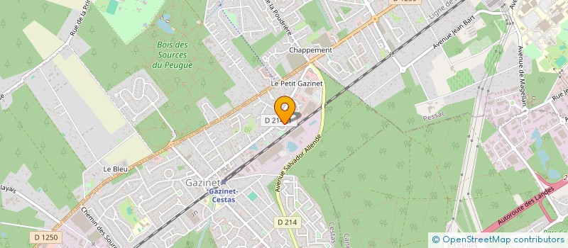 localisation de l'entreprise MADAME INES SARSAR  CESTAS