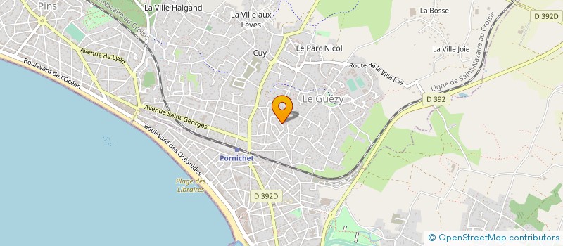 localisation de l'entreprise MADAME INES SATO à LA BAULE-ESCOUBLAC