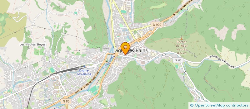 localisation de l'entreprise MADAME INES SAVY à DIGNE-LES-BAINS