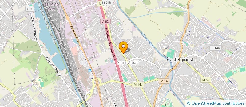 localisation de l'entreprise MADAME INES SCHAUB  SAINT-ALBAN