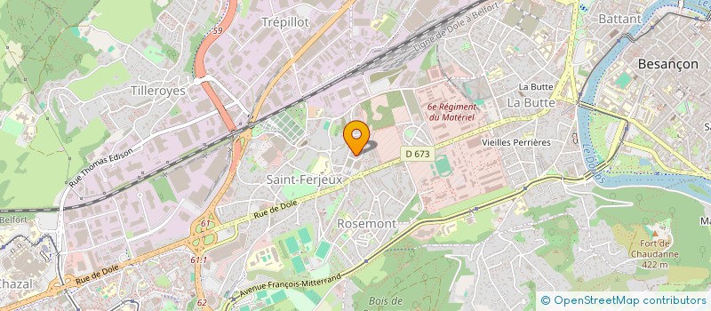 localisation de l'entreprise MADAME INES SEBBAH-LOURENCO à BESANCON