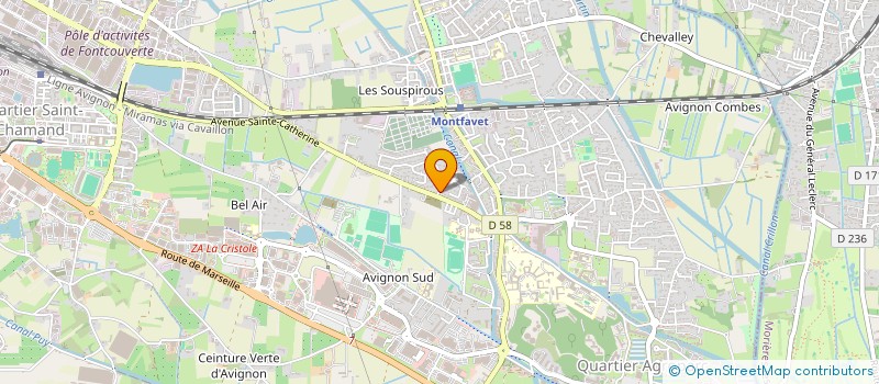 localisation de l'entreprise MADAME INES SEDDIK  AVIGNON