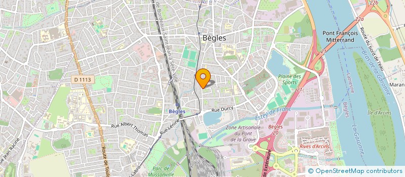 localisation de l'entreprise MADAME INES SEGUR à BEGLES