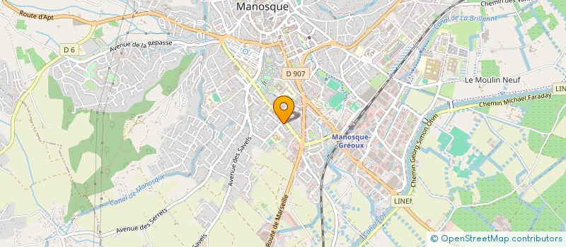 localisation de l'entreprise MADAME INES SEHAB  MANOSQUE