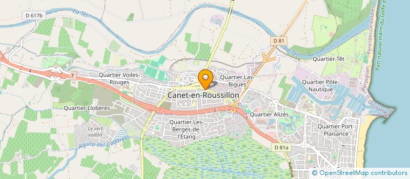 localisation de l'entreprise MADAME INES SERENA  CANET-EN-ROUSSILLON