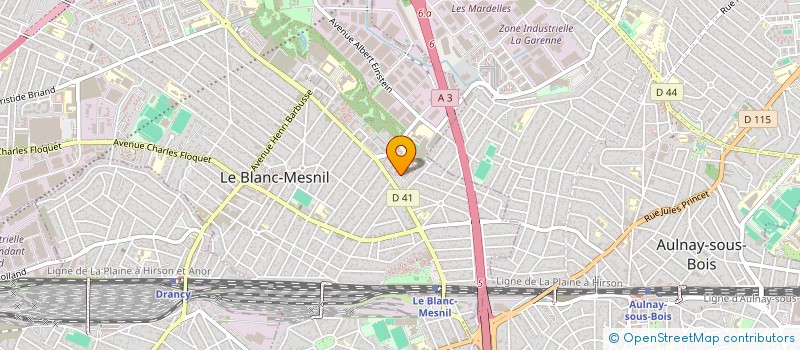 localisation de l'entreprise MADAME INES SERHAN  LE BLANC-MESNIL