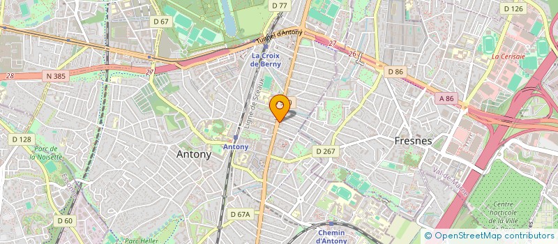 localisation de l'entreprise MADAME INES SICSIC à ANTONY