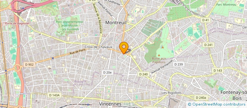 localisation de l'entreprise MADAME INES SIMOES DO CANTO DE LOURA à MONTREUIL