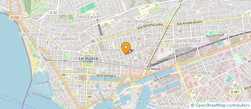 localisation de l'entreprise MADAME INES SLIMI  LE HAVRE