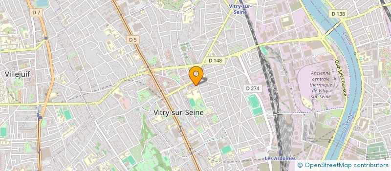 localisation de l'entreprise MADAME INES SOLTAN à VITRY-SUR-SEINE