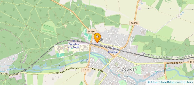 localisation de l'entreprise MADAME INES SOULIER à DOURDAN