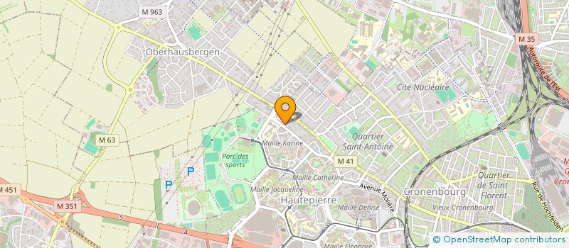 localisation de l'entreprise MADAME INES SROUR à STRASBOURG