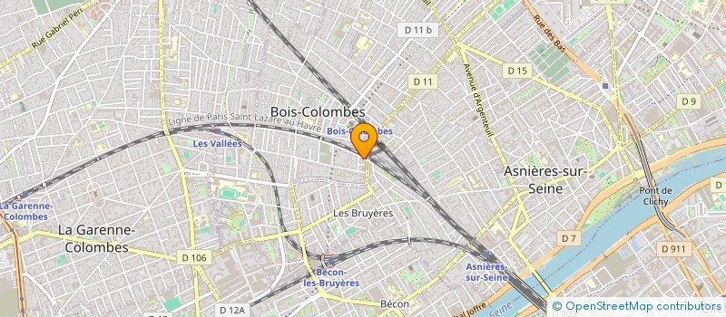 localisation de l'entreprise MADAME INES STEINER à BOIS-COLOMBES