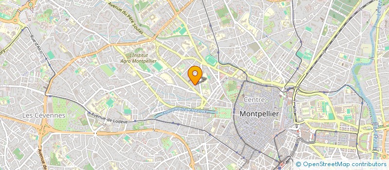 localisation de l'entreprise MADAME INES THEOPHILE à MONTPELLIER