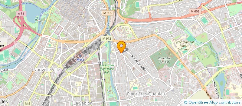 localisation de l'entreprise MADAME INES TOUBTI  METZ