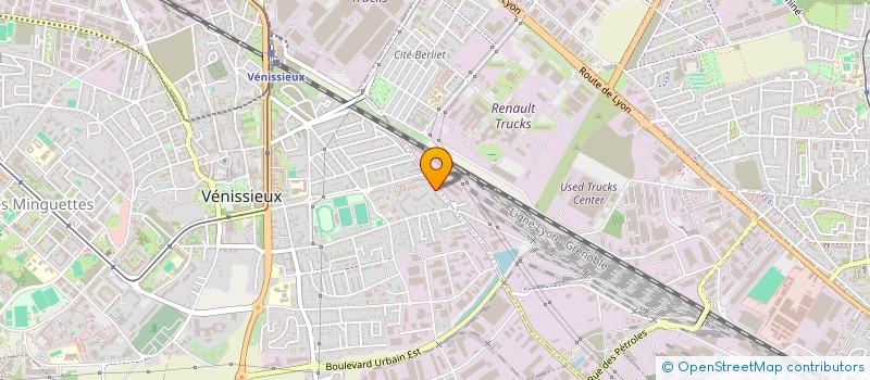 localisation de l'entreprise MADAME INES TOUIL  VENISSIEUX