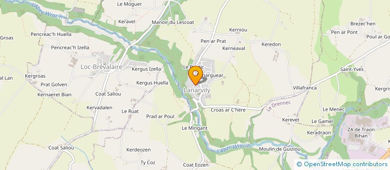 localisation de l'entreprise MADAME INES UGUEN  LANARVILY