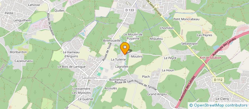 localisation de l'entreprise MADAME INES URETA  SAUBION