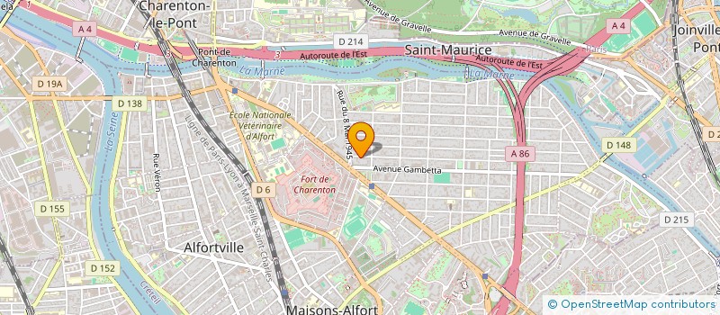 localisation de l'entreprise MADAME INES VALANDY à MAISONS-ALFORT