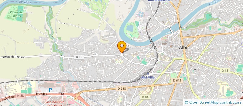 localisation de l'entreprise MADAME INES VALENTIN à ALBI