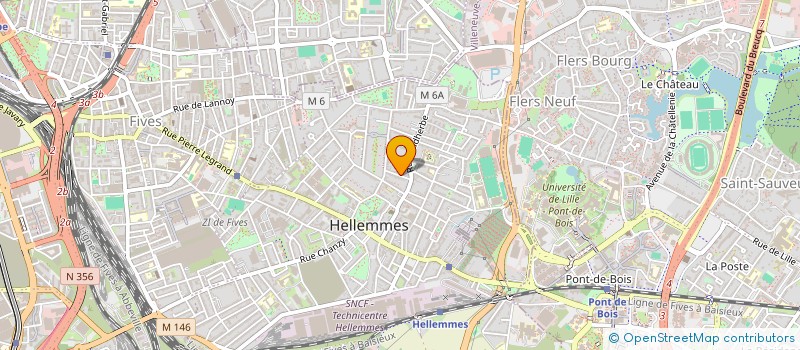 localisation de l'entreprise MADAME INES VANACKER à LILLE