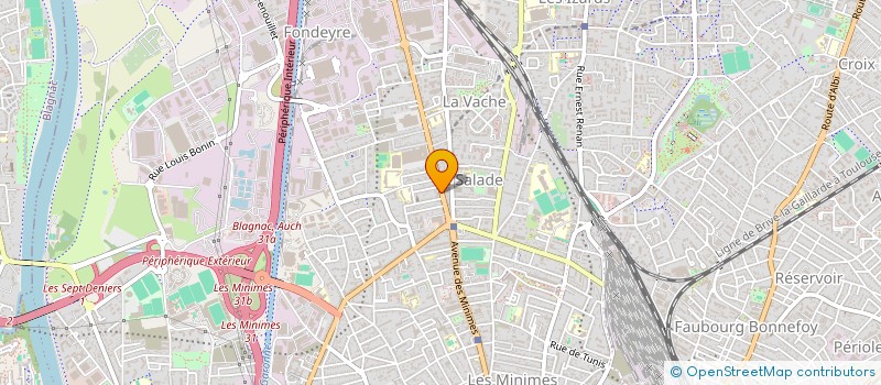 localisation de l'entreprise MADAME INES VERHAEGHE à TOULOUSE