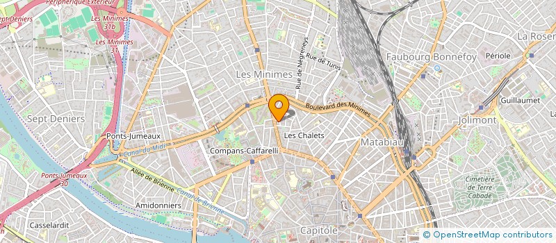 localisation de l'entreprise MADAME INES VIALA  TOULOUSE