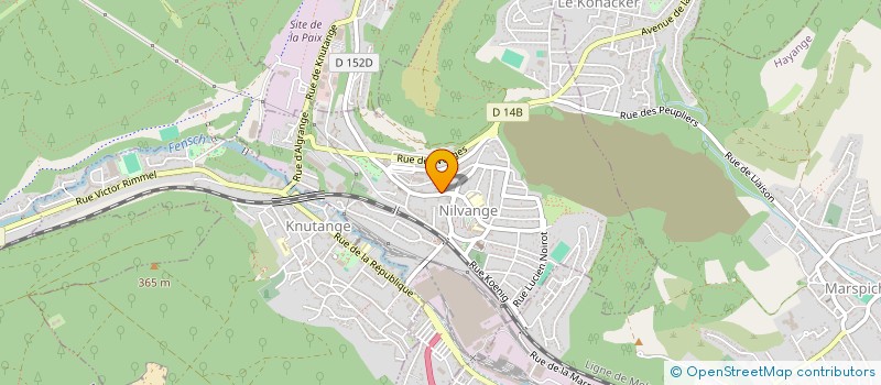 localisation de l'entreprise MADAME INES WEISSGERBER  THIONVILLE