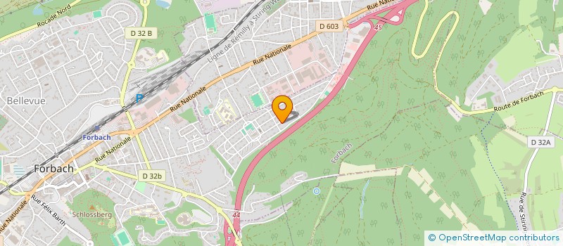 localisation de l'entreprise MADAME INES WELTER  FORBACH