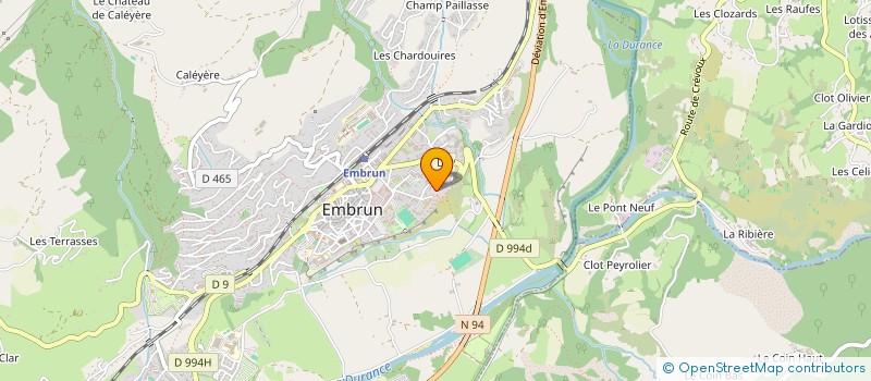 localisation de l'entreprise MADAME INES WESTPHAL à EMBRUN