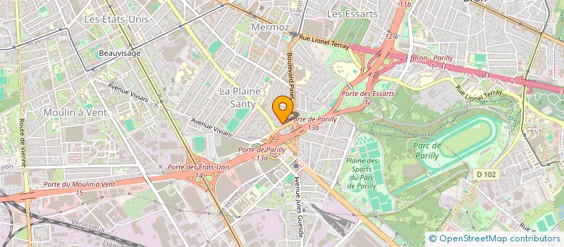 localisation de l'entreprise MADAME INES ZAMOUM  LYON