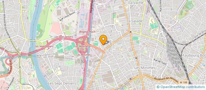 localisation de l'entreprise MADAME INES ZARRAD à TOULOUSE
