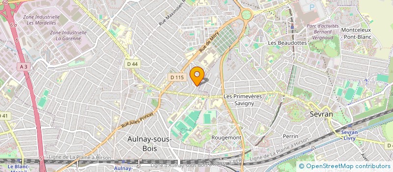 localisation de l'entreprise MADAME INES ZEGGAI à AULNAY-SOUS-BOIS