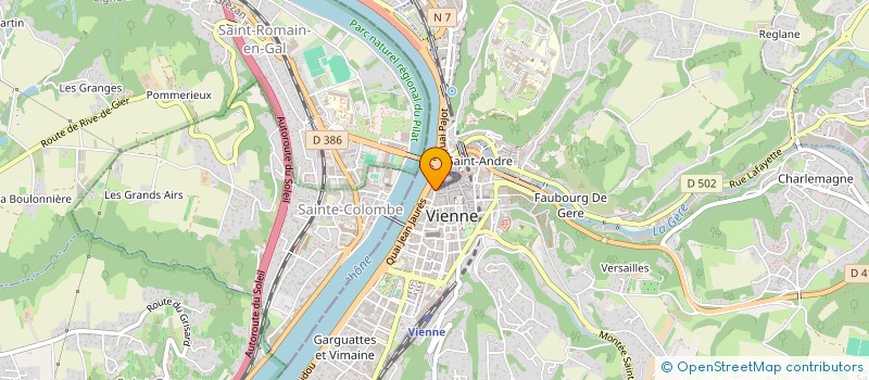 localisation de l'entreprise MADAME INES ZEROUAL à VIENNE