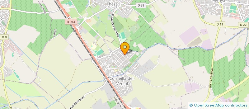 localisation de l'entreprise MADAME INES ZOUAOUI  CORNEILLA-DEL-VERCOL