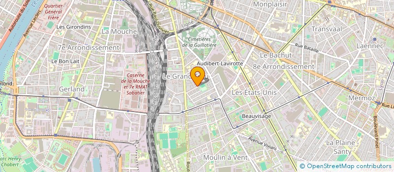 localisation de l'entreprise MADAME INES ZOULOU  LYON